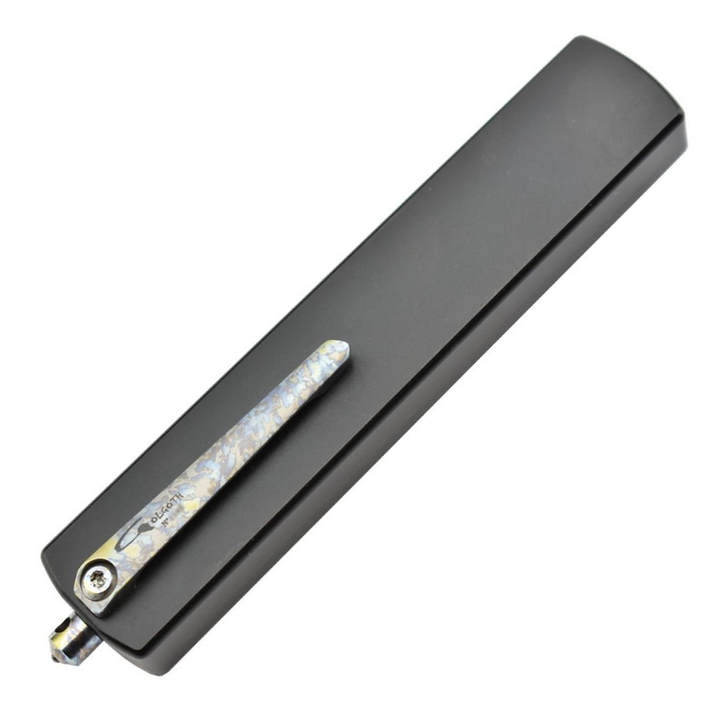 Golgoth G12DT Automatic OTF D2 Dagger Blade Aluminum Handle 6