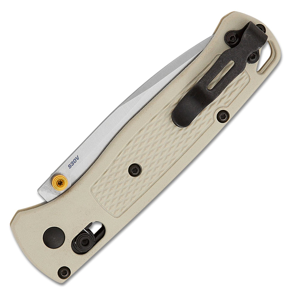 Benchmade 535-12 Bugout S30V Tan Grivory Handles 4