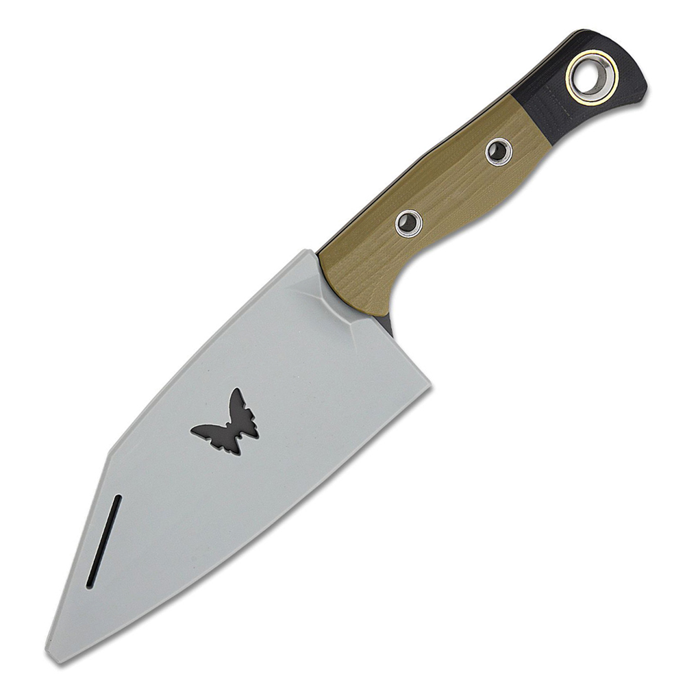 Benchmade 4010BK-01 Station Knife CPM-154 OD Green G10  3