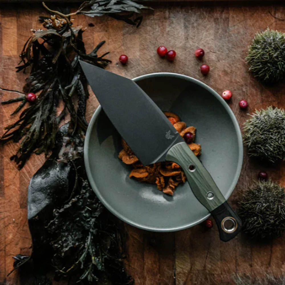 Benchmade 4010BK-01 Station Knife CPM-154 OD Green G10  5