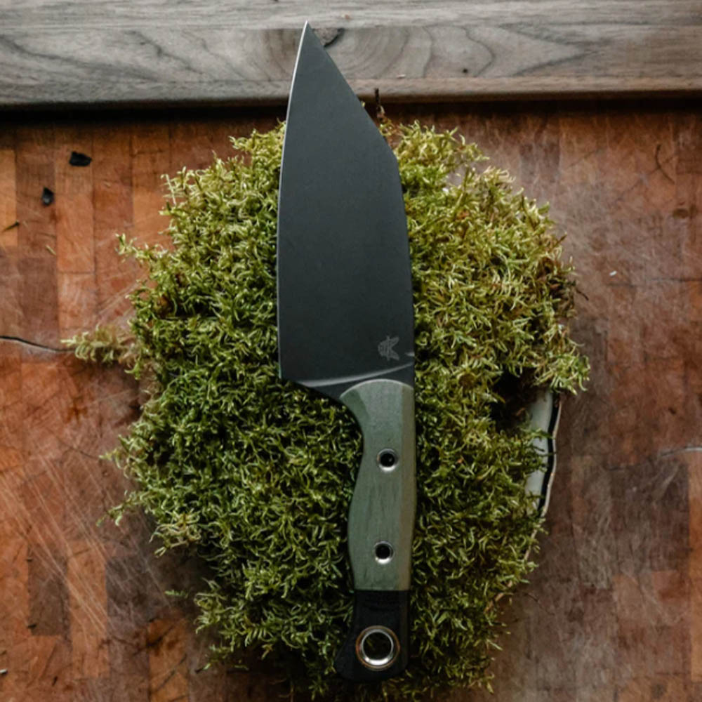 Benchmade 4010BK-01 Station Knife CPM-154 OD Green G10  7