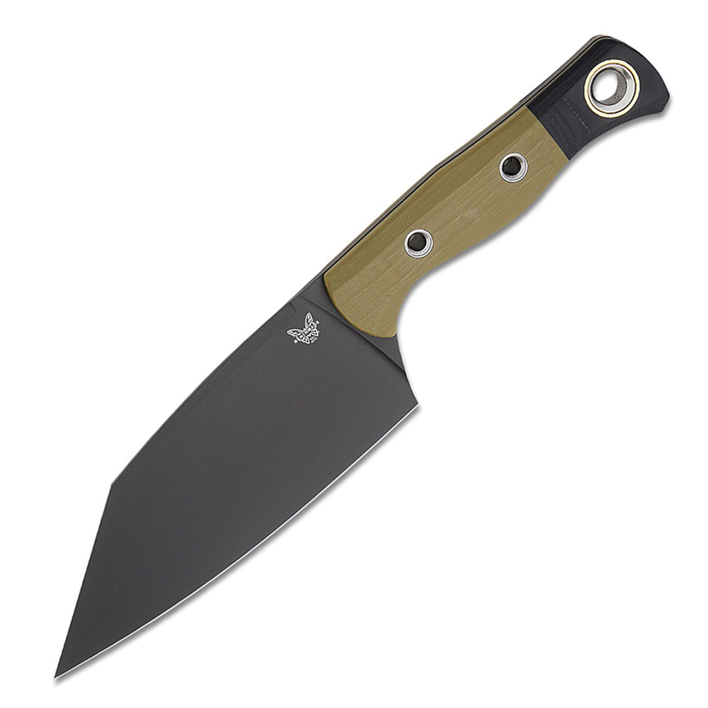 Benchmade 4010BK-01 Station Knife CPM-154 OD Green G10  1