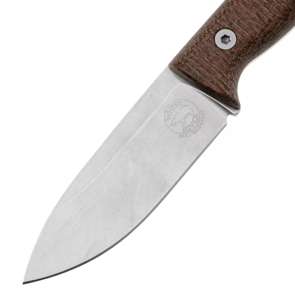 White River Ursus Cub Natural Micarta Magnacut 3