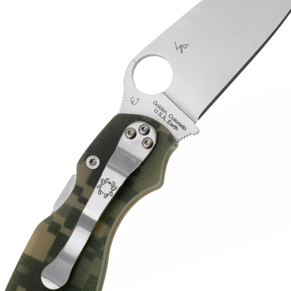 Spyderco Military 2 Compression Lock Camo S30V C36GPCMO2 7