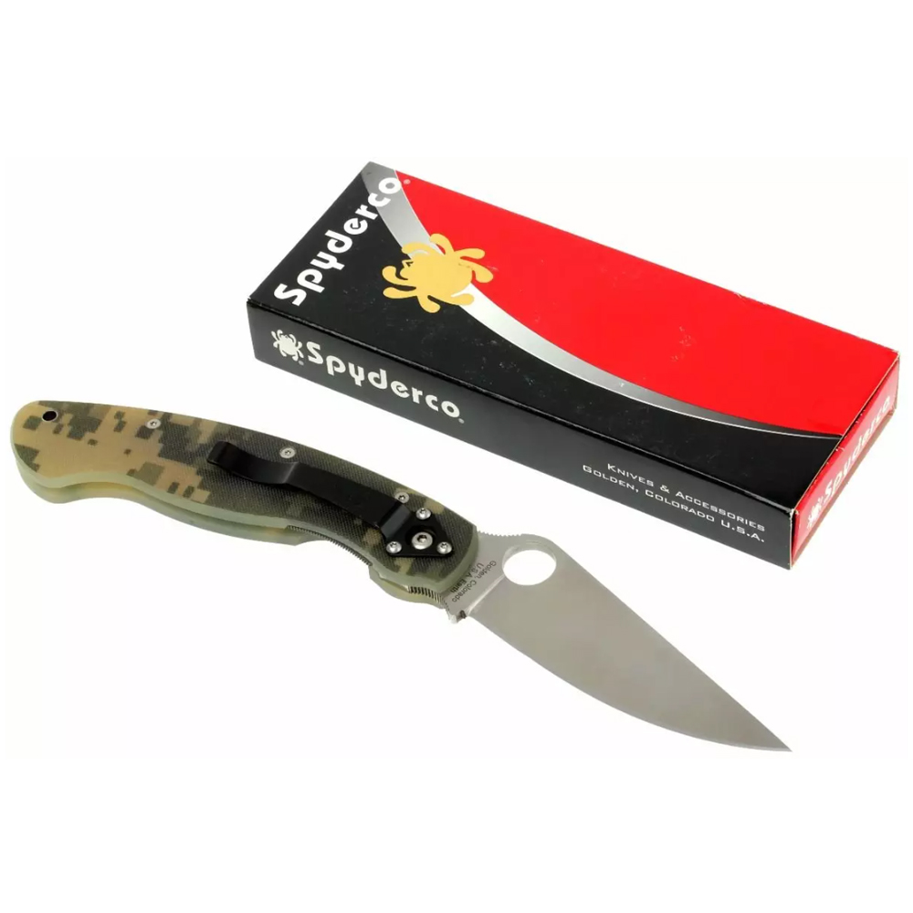 Spyderco C36GPCMO Military Camo G-10  7