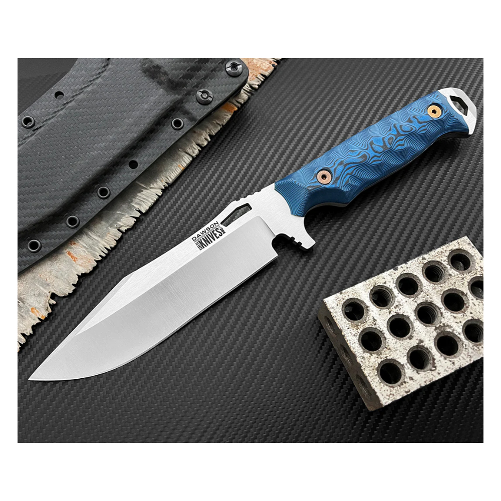 Dawson Marauder MagnaCut Satin Blue/Black G-10 5