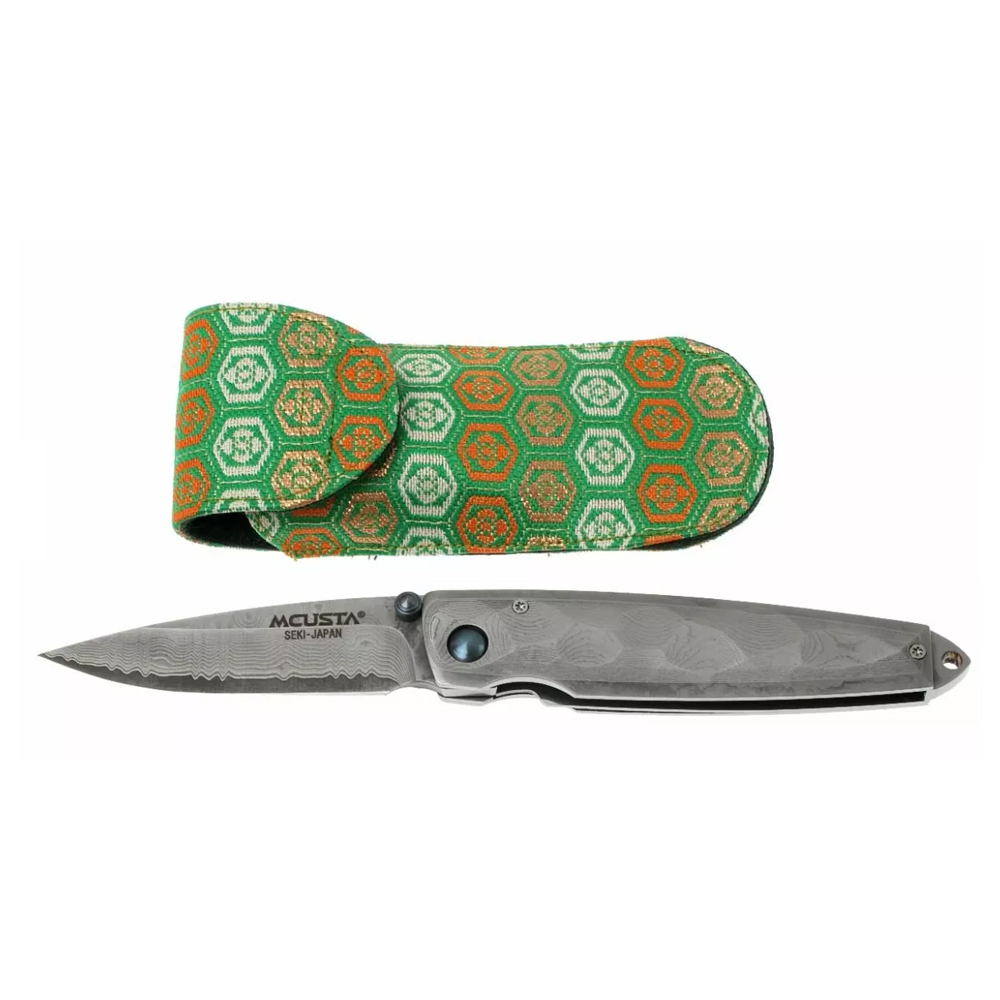 Mcusta MC-34D Shinra Tsuchi VG-10 Core Damascus Blade Damascus Handle 6