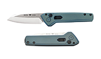 Buck 838 Deploy AUTO Button Lock 154CM Blue Aluminum