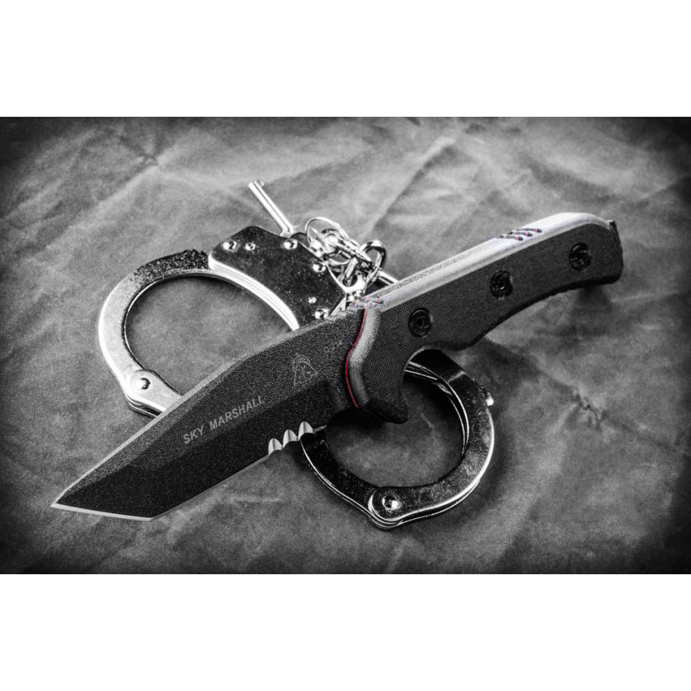 TOPS Sky Marshall Black Tanto Combo Blade SKY01 2