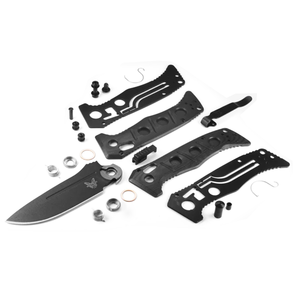 Benchmade 2730GY-1 Sibert Mini Auto Adamas CPM-CruWear Tungsten Gray Cerakote Black G10 5