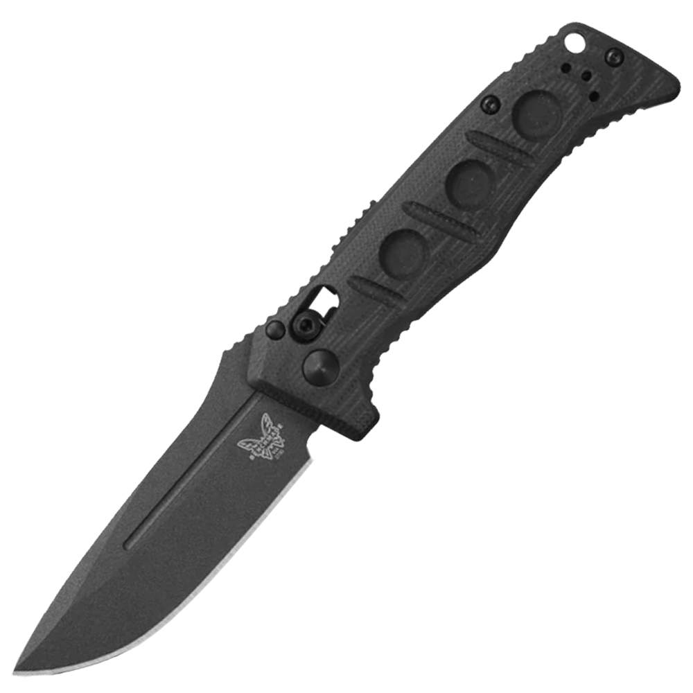 Benchmade 2730GY-1 Sibert Mini Auto Adamas CPM-CruWear Tungsten Gray Cerakote Black G10 1