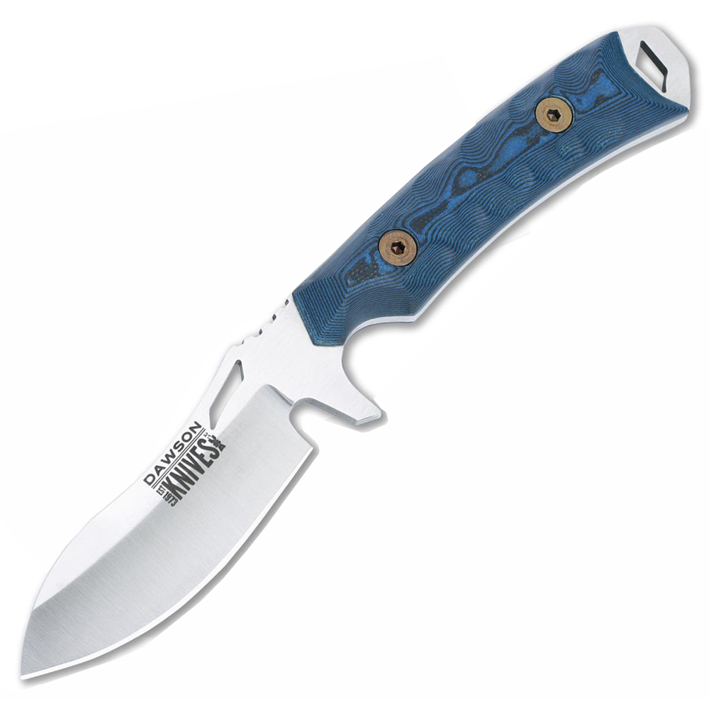 Dawson Harvester CPM-3V Satin Blue/Black G-10 1