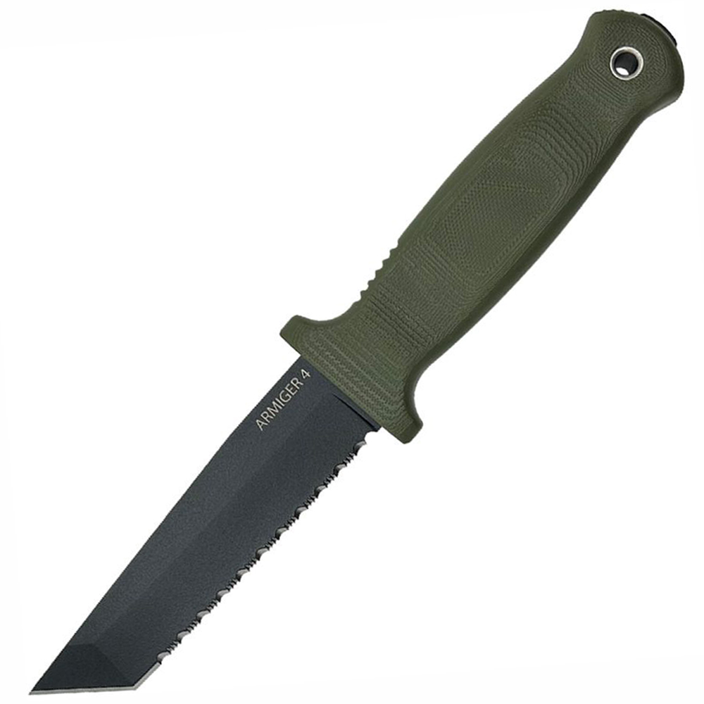 Demco Armiger 4 Fixed Blade Serrated Tanto OD DEM09658 1
