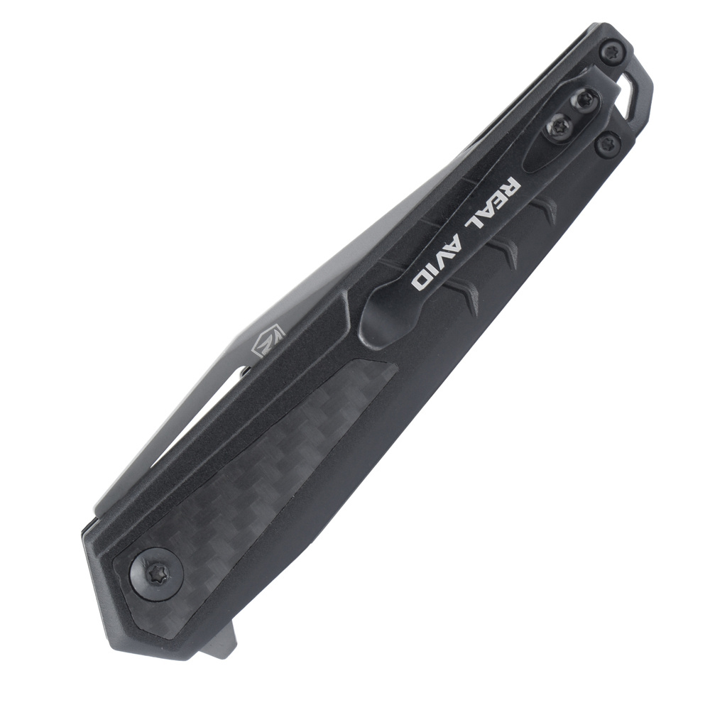 Real Avid RAV 6 Linerlock A/O Tanto Black AVRAV6 3