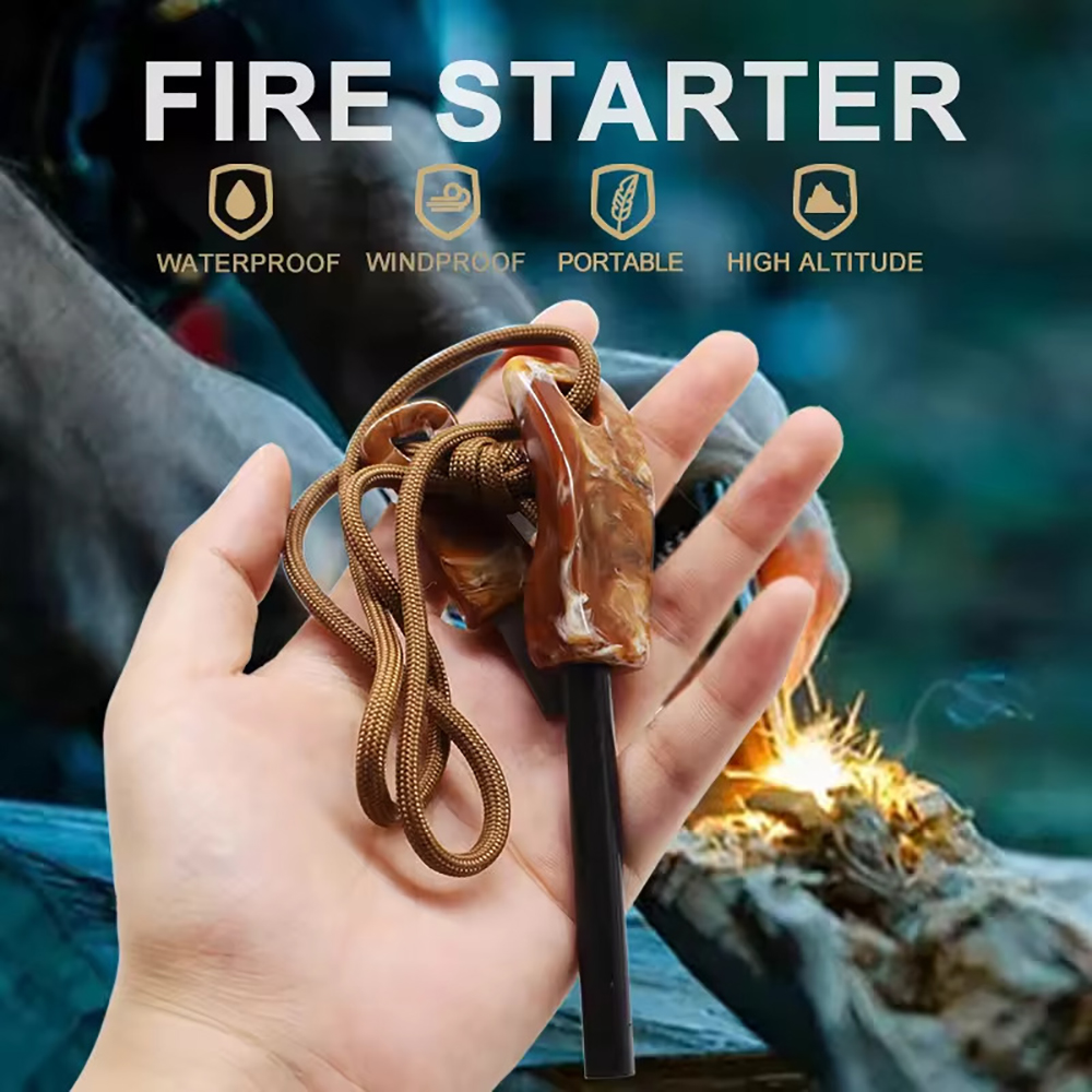 Ферородна запалка 8 x 70 с полимерна дръжка и страйкър 2