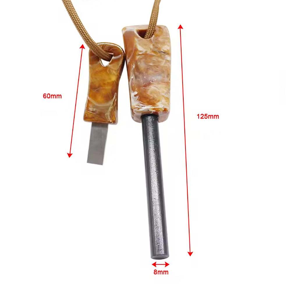 Ферородна запалка 8 x 70 с полимерна дръжка и страйкър 3