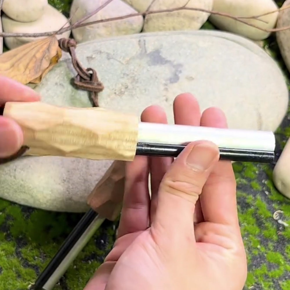 Двукомпонентна запалка KIT Firesteel + Magnesium Ferro Rod  6