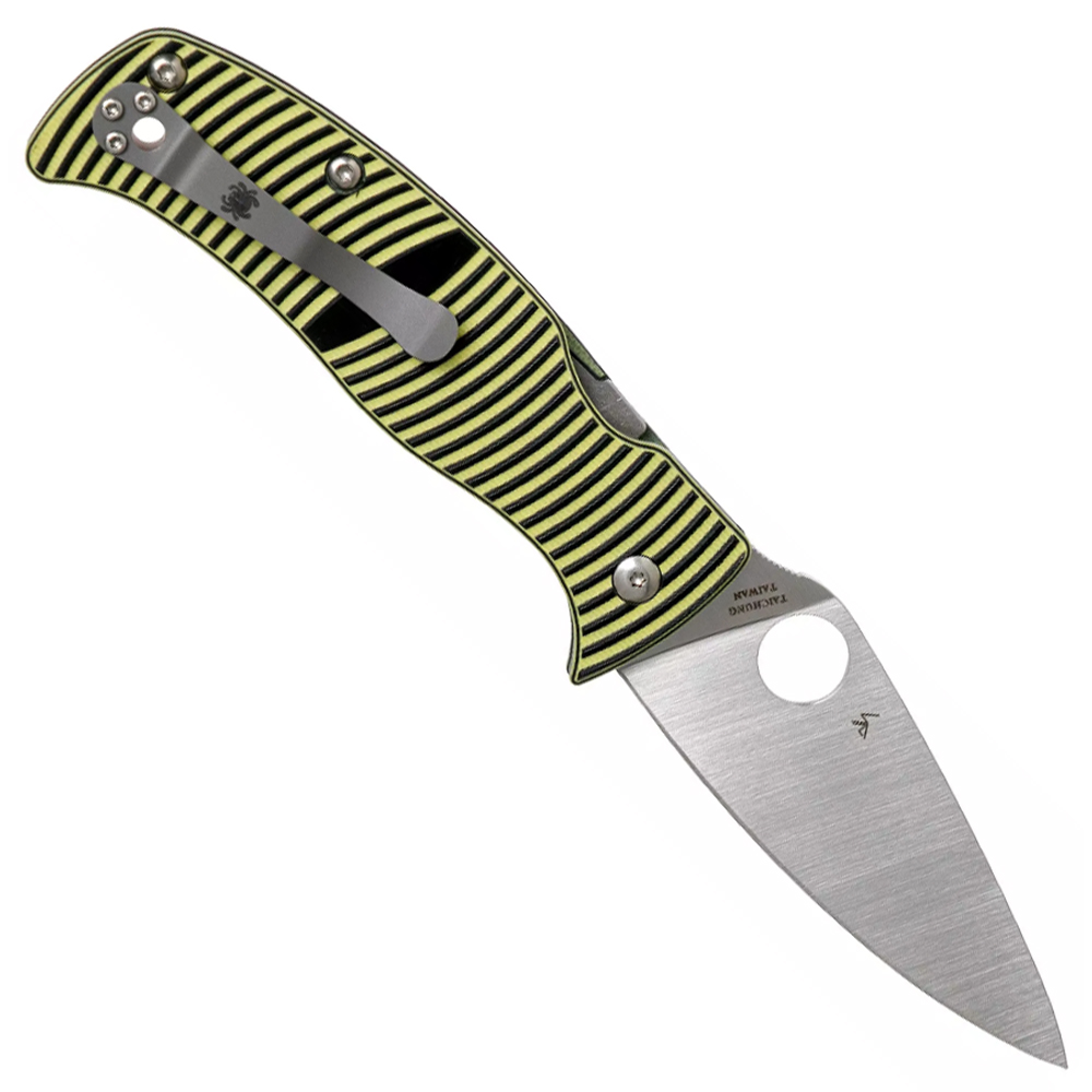 Spyderco Caribbean LC200N Leaf Shape Plain C217GP 2
