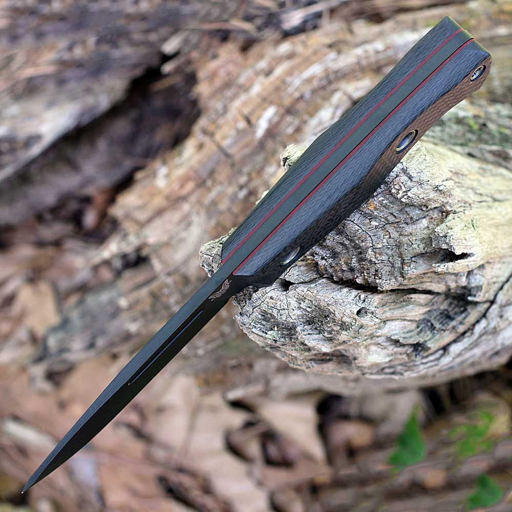 Benchmade Bushcrafter CPM-CruWear Black Carbon Fiber 163BK 5