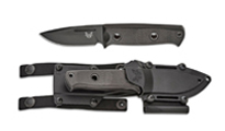 Benchmade Mini Bushcrafter CPM-CruWear Black Carbon Fiber 165BK