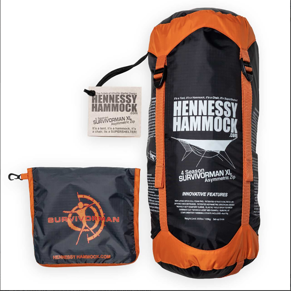 Хамак с комарник и тента Hennessy Hammock 4Season Survivorman Zip XL 5