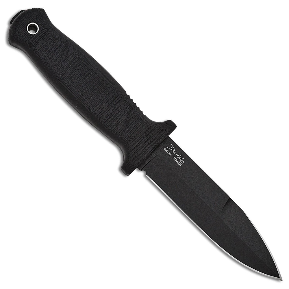 Demco Armiger 4 Fixed Blade Spear Point Black DEM09647 4