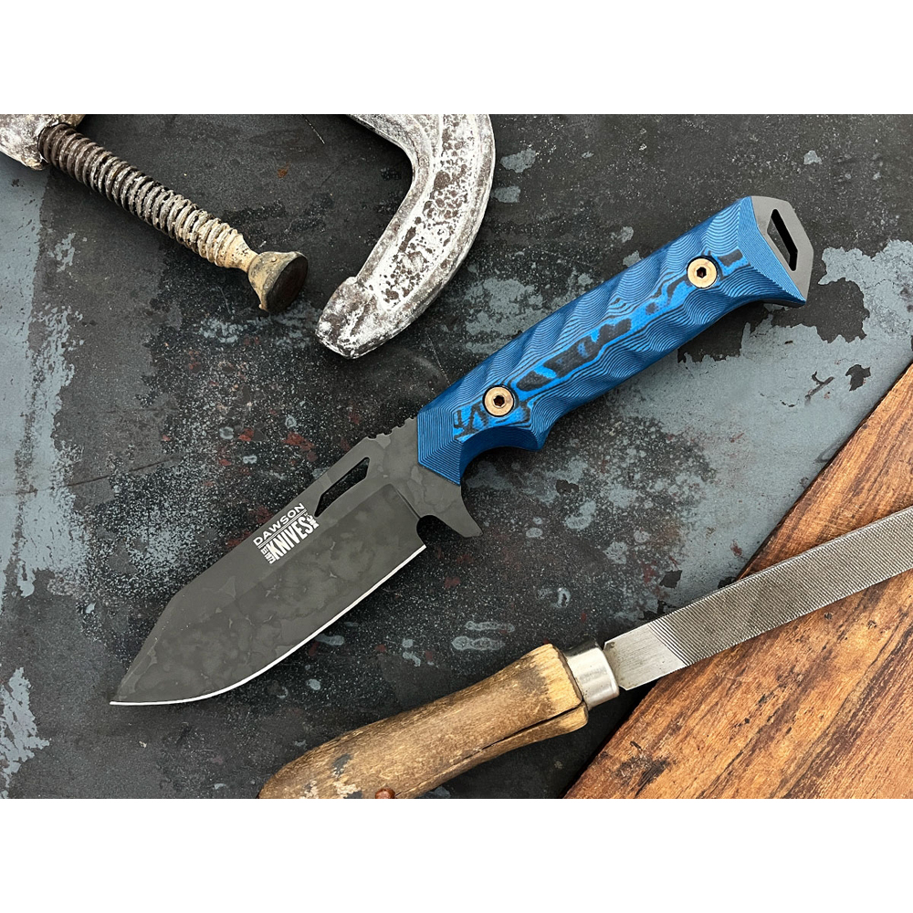 Dawson Shepherd CPM-MagnaCut Apocalypse Black Blade Blue/Black G10 5