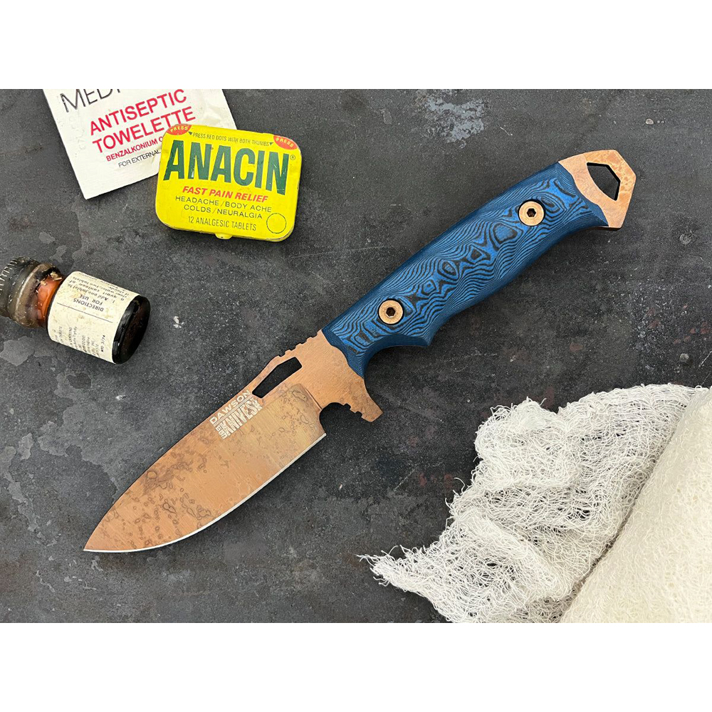 Dawson Nomad MagnaCut Arizona Cooper Blue/Black G-10 5