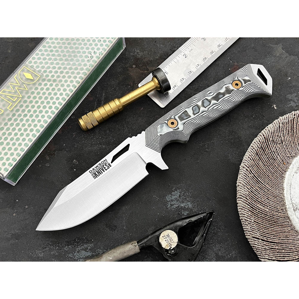 Dawson Shepherd CPM-MagnaCut Satin White/ Black G10 4