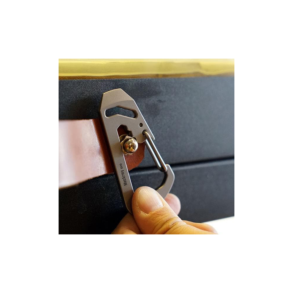 Титаниев карабинер MecArmy EH3 Titanium EDC Carabiner 5