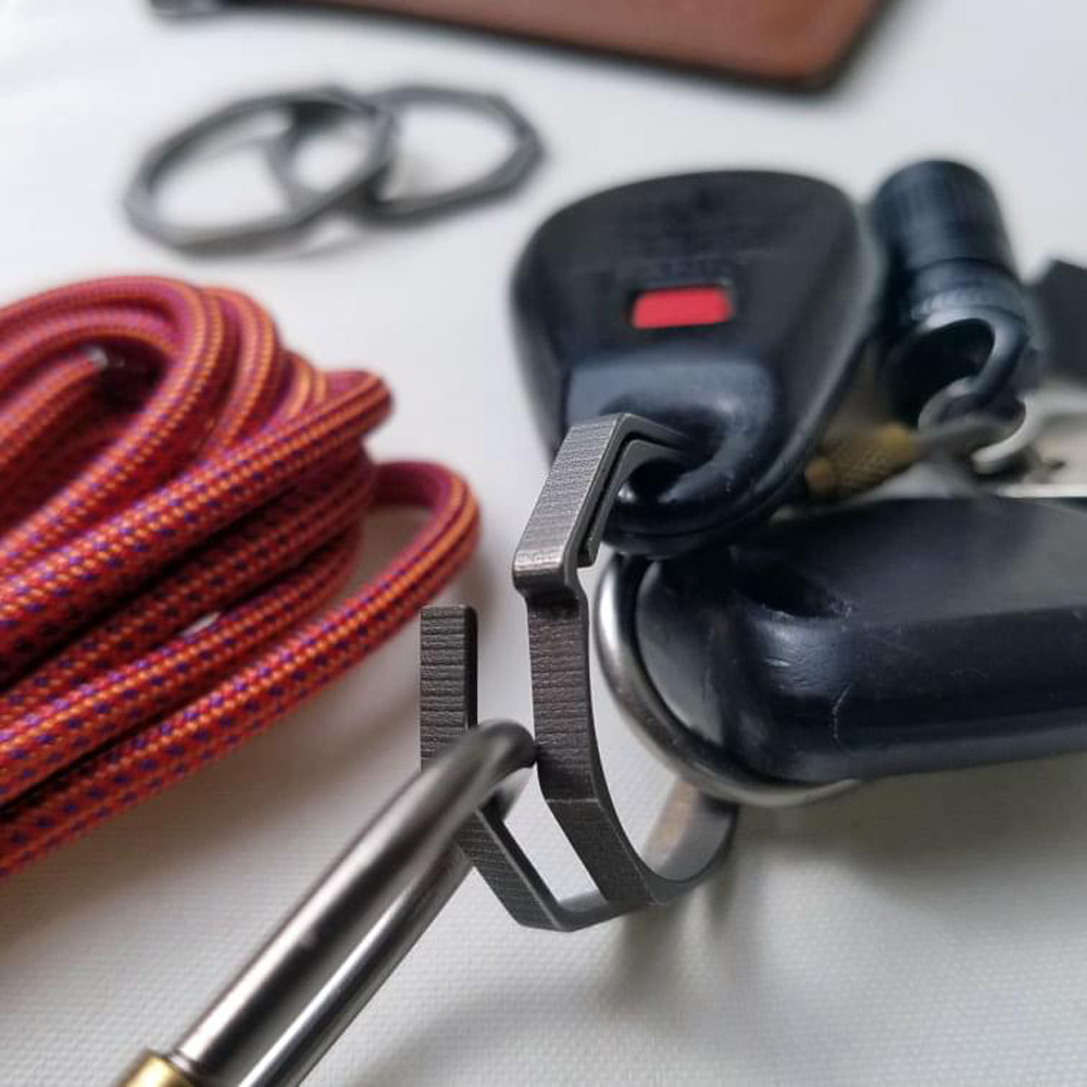 Титаниев ключодържател Thoriam Tactical Titanium Octagon Keyring 6