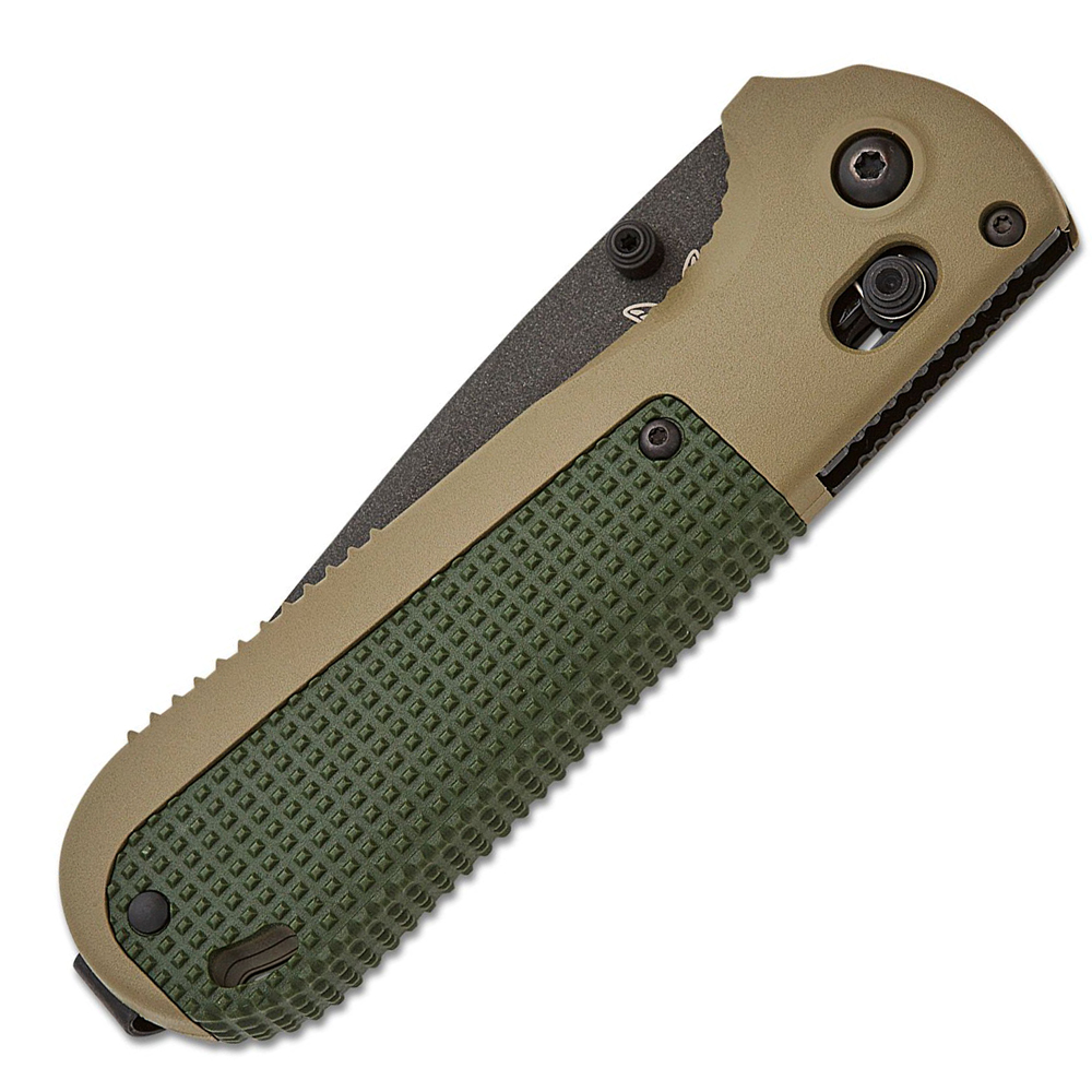 Benchmade Redoubt CPM-D2 Cobalt Cerakote Combo Tanto Ranger and Forest Green Grivory 431SBK-1 3