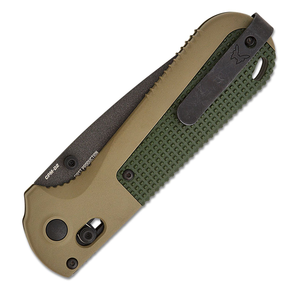 Benchmade Redoubt CPM-D2 Cobalt Cerakote Combo Tanto Ranger and Forest Green Grivory 431SBK-1 4