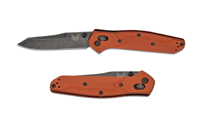 Benchmade 940BK-03 Osborne CPM-MagnaCut Black DLC Battlewashed Plain Burnt Copper Aluminum Handles