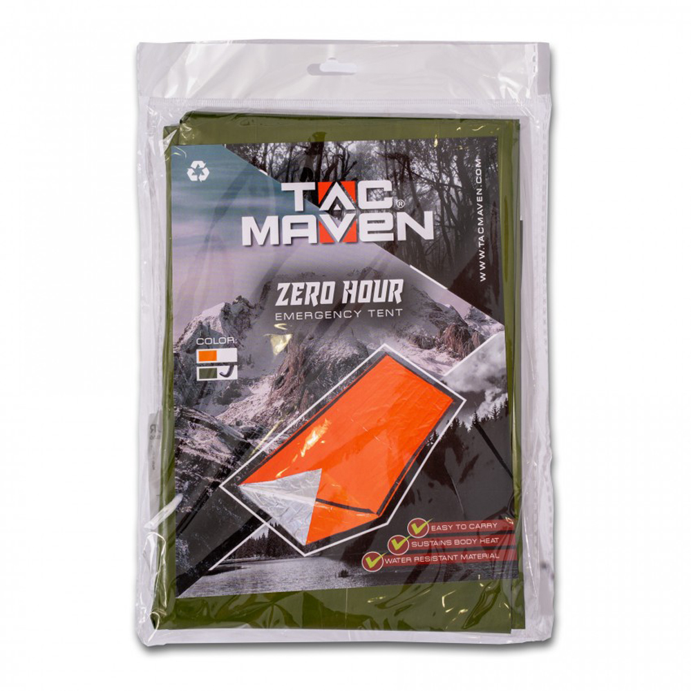 Аварийно спасителен спален чувал TAC MAVEN Zero Hour Emergency Sleeping Bag 2