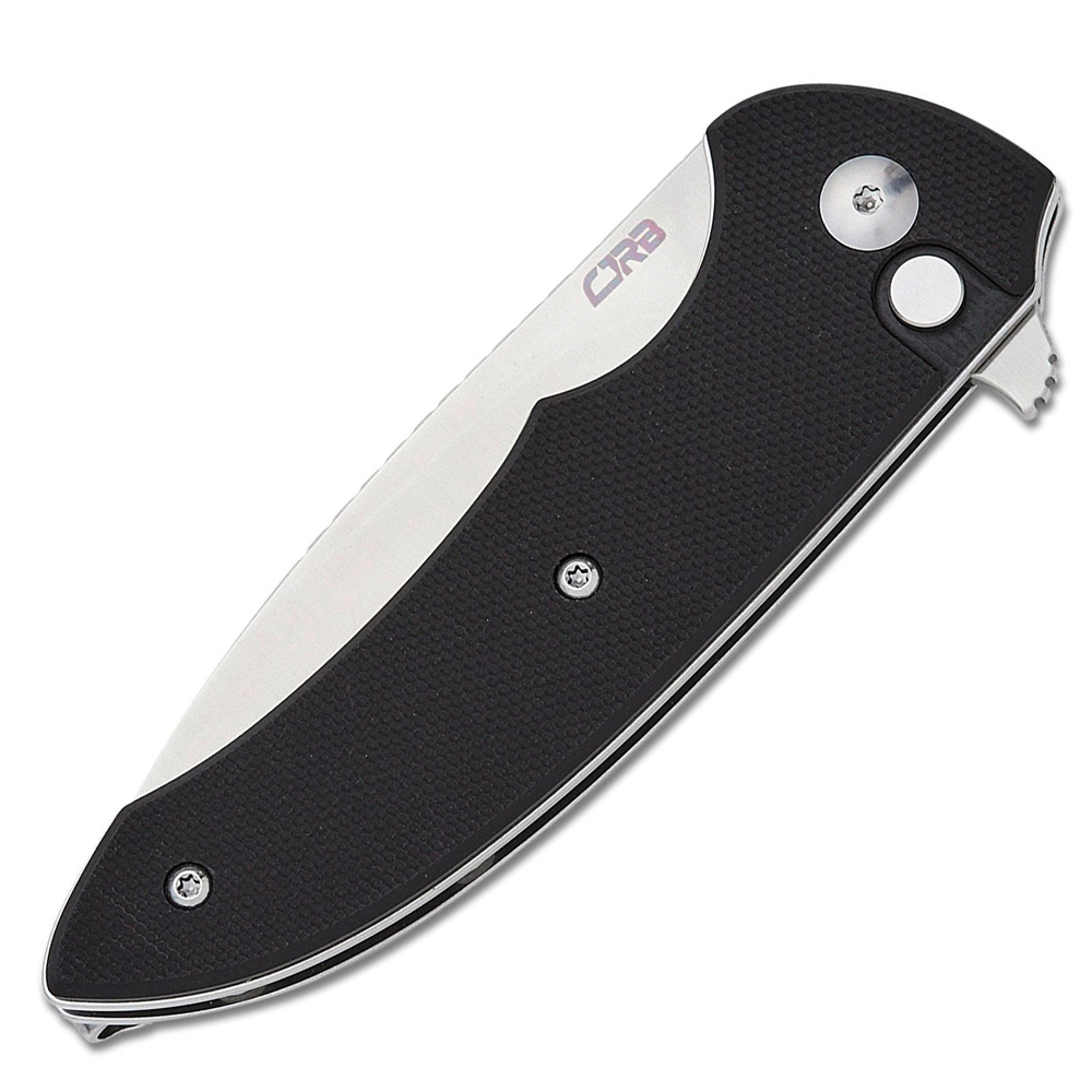 CJRB Space Cowboy Button Lock Flipper AR-RPM9 Drop Point J1930-BK 3