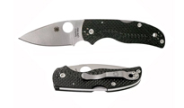 Spyderco Native 5 S90V Satin Plain Fluted Carbon Fiber C41CFFP5