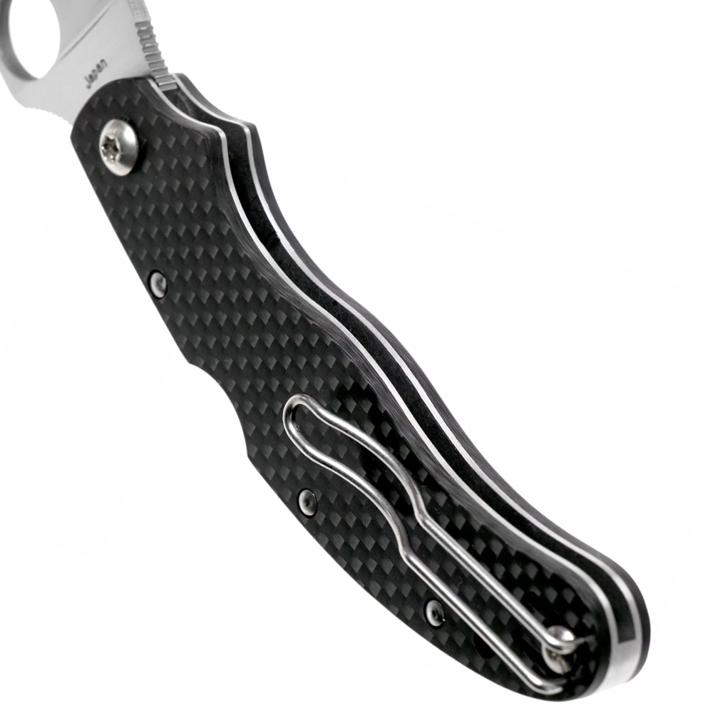 Spyderco Caly 3.5 ZDP-189/420J2 Plain Carbon Fiber C144CFPE 5