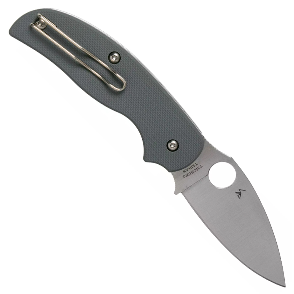 Spyderco Sage 1 Maxamet Satin Plain Cool Gray G10 C123GPGY 2