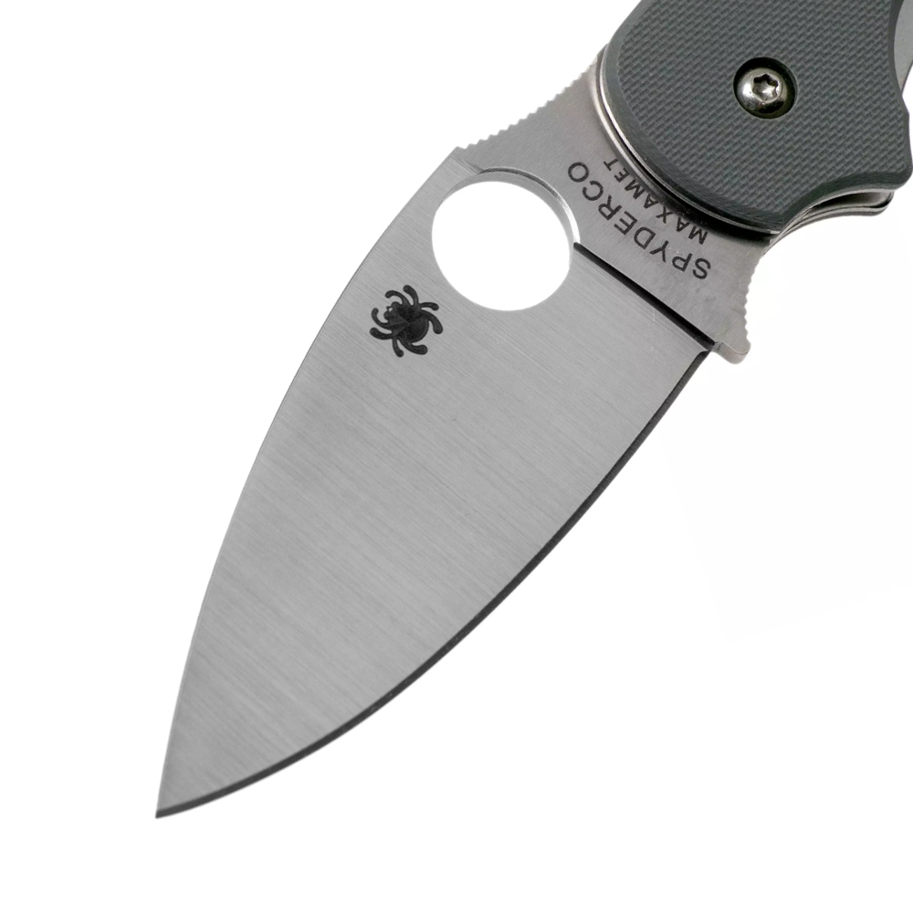 Spyderco Sage 1 Maxamet Satin Plain Cool Gray G10 C123GPGY 3
