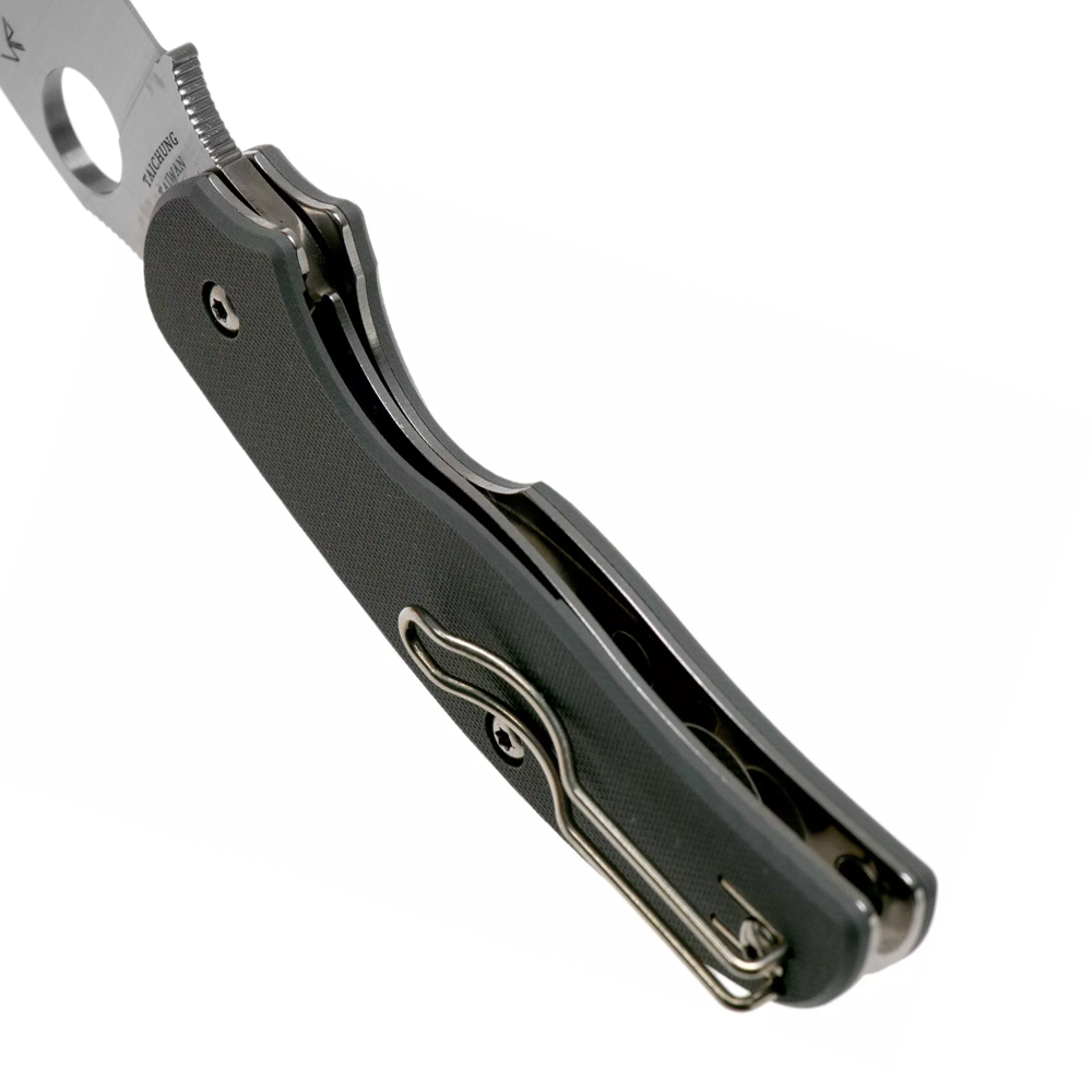 Spyderco Sage 1 Maxamet Satin Plain Cool Gray G10 C123GPGY 5