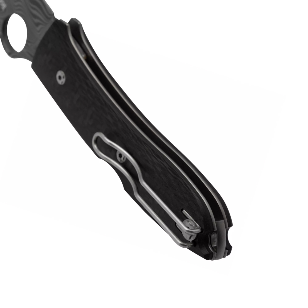 Spyderco C255CFPD SpyOpera Damasteel Sprint Run 4