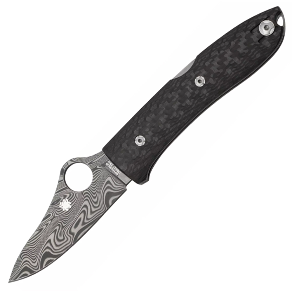 Spyderco C255CFPD SpyOpera Damasteel Sprint Run 1