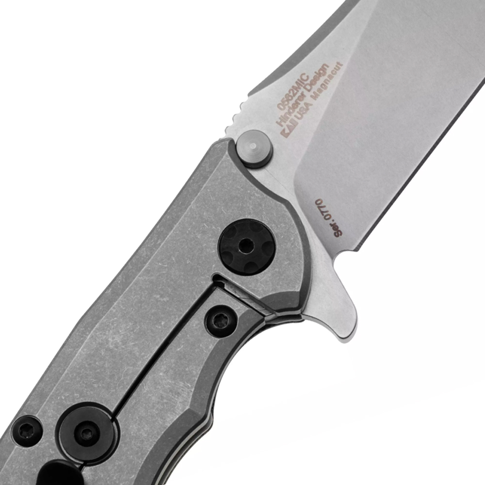 Zero Tolerance Hinderer 0562MIC CPM-MagnaCut Green Canvas Micarta 5