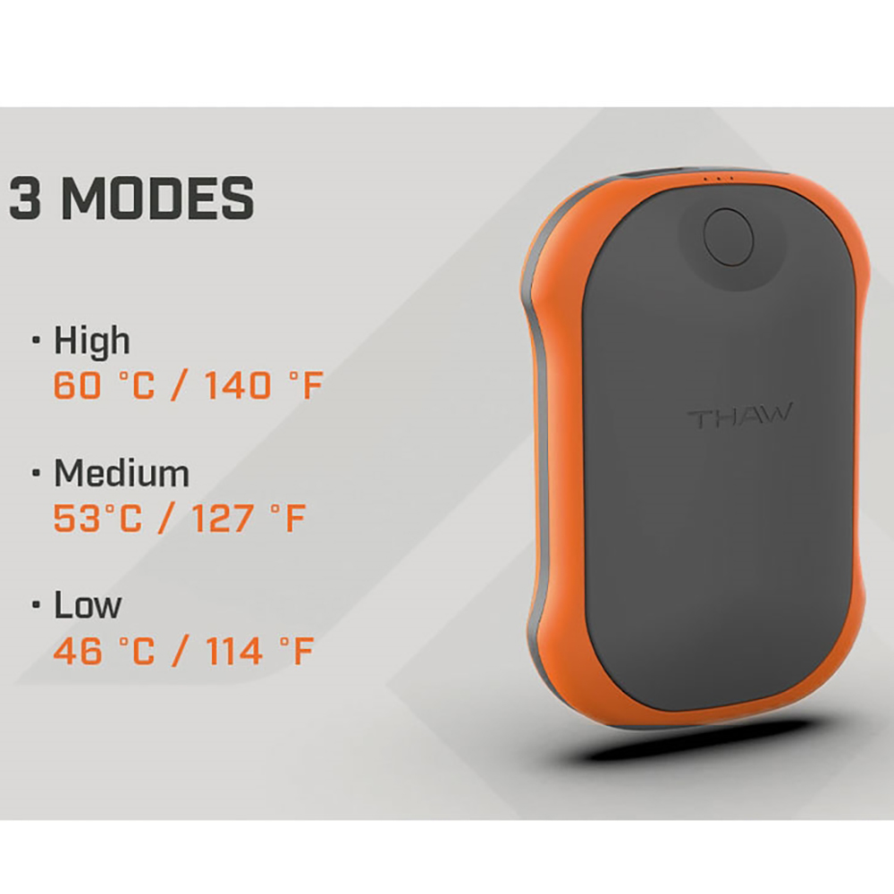 Thaw RECHARGEABLE HAND WARMER Large HND-0013-G 3