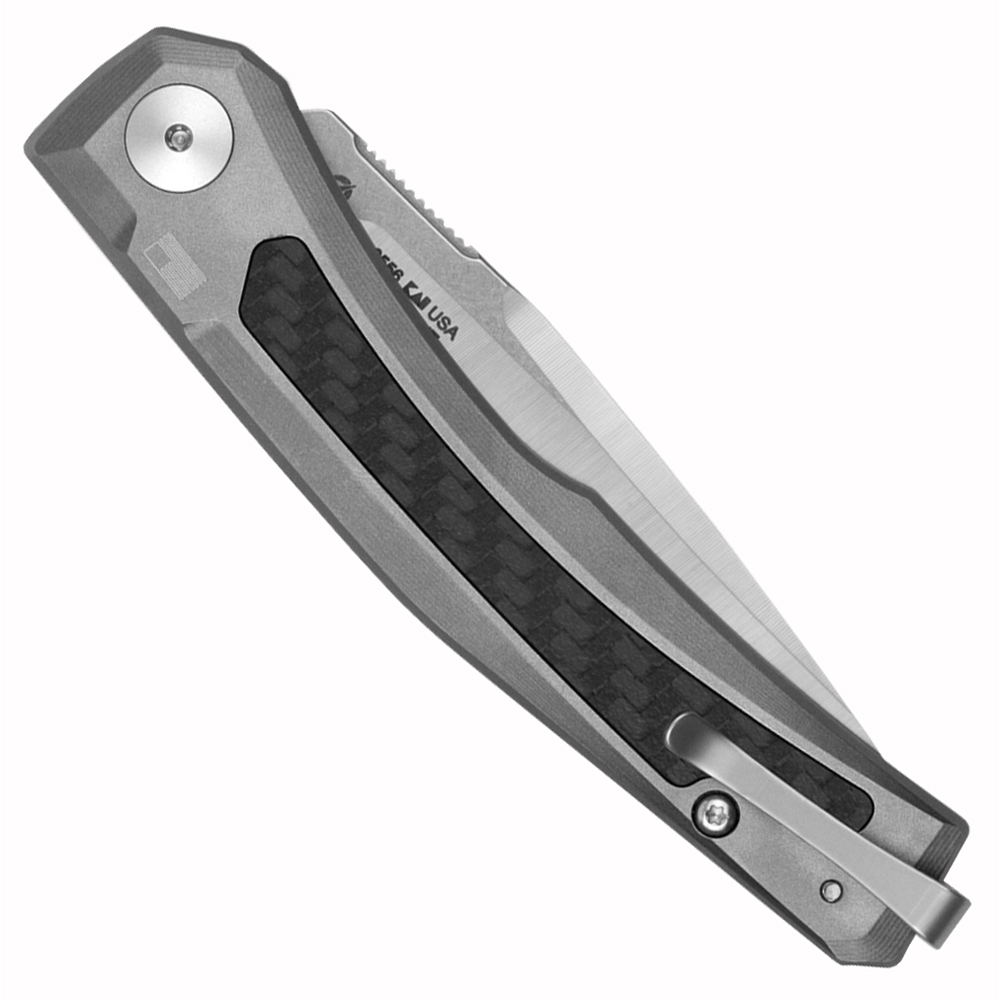 Zero Tolerance 0556 AUTO CPM-MagnaCut Titanium Handles with Carbon Fiber Inlays 3