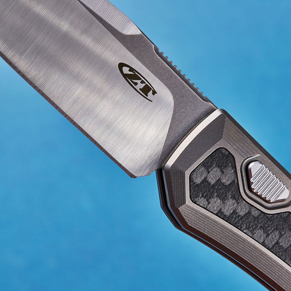 Zero Tolerance 0556 AUTO CPM-MagnaCut Titanium Handles with Carbon Fiber Inlays 5