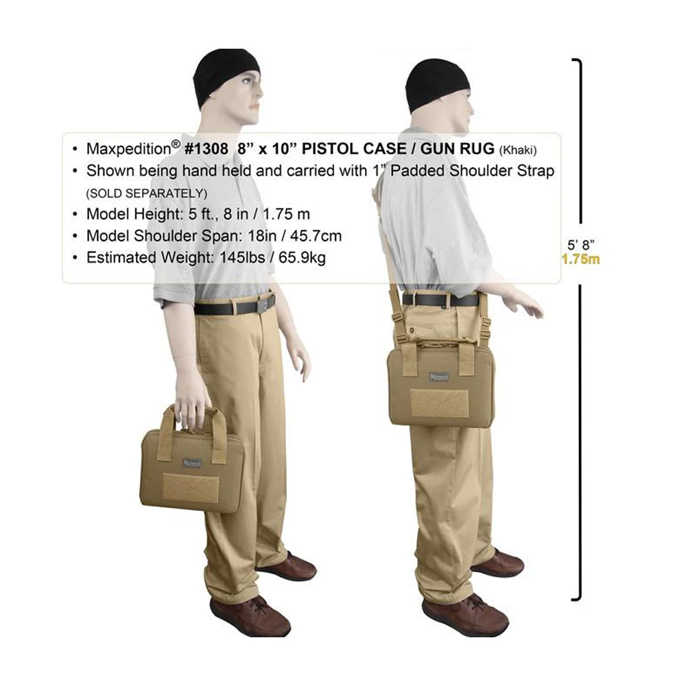 Чанта за пистолет Maxpedition 8 x 10 in Pistol Case Black MX1308B 10