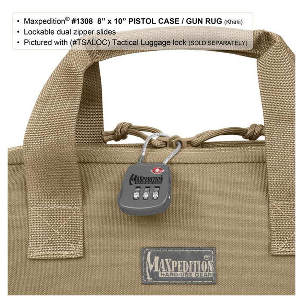 Чанта за пистолет Maxpedition 8 x 10 in Pistol Case Black MX1308B 5