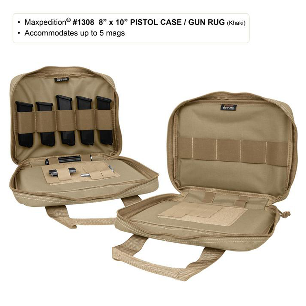 Чанта за пистолет Maxpedition 8 x 10 in Pistol Case Black MX1308B 7